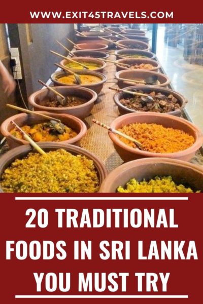TRADITIONAL FOODS IN SRI LANKA