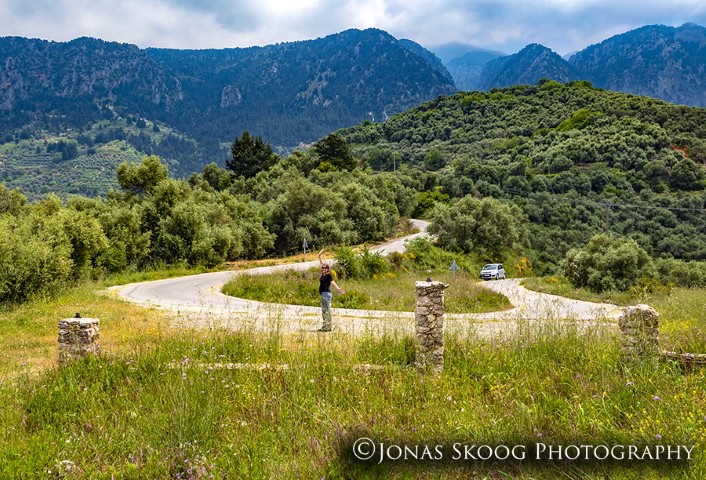 Winding Roads on Our Crete Road Trip Through the Chania Region