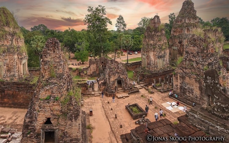 Pre Rup Temple, Angkor Park in Cambodia, one of the best countries to visit in October.