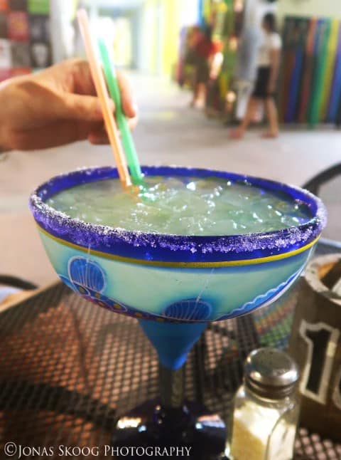a tasty cold frozen margarehita makes cozumel worth visiting
