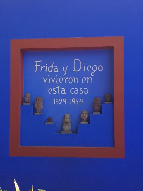 The Frida and Diego museum in Mexico. 